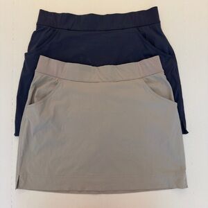 Columbia Omni Shield Skort Bundle Navy & Taupe – Golf Tennis Hiking